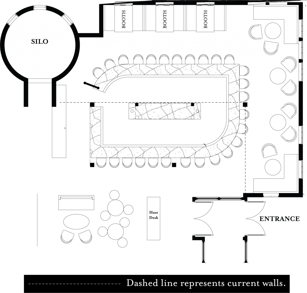 barfloorplan Gibbet Hill Grill