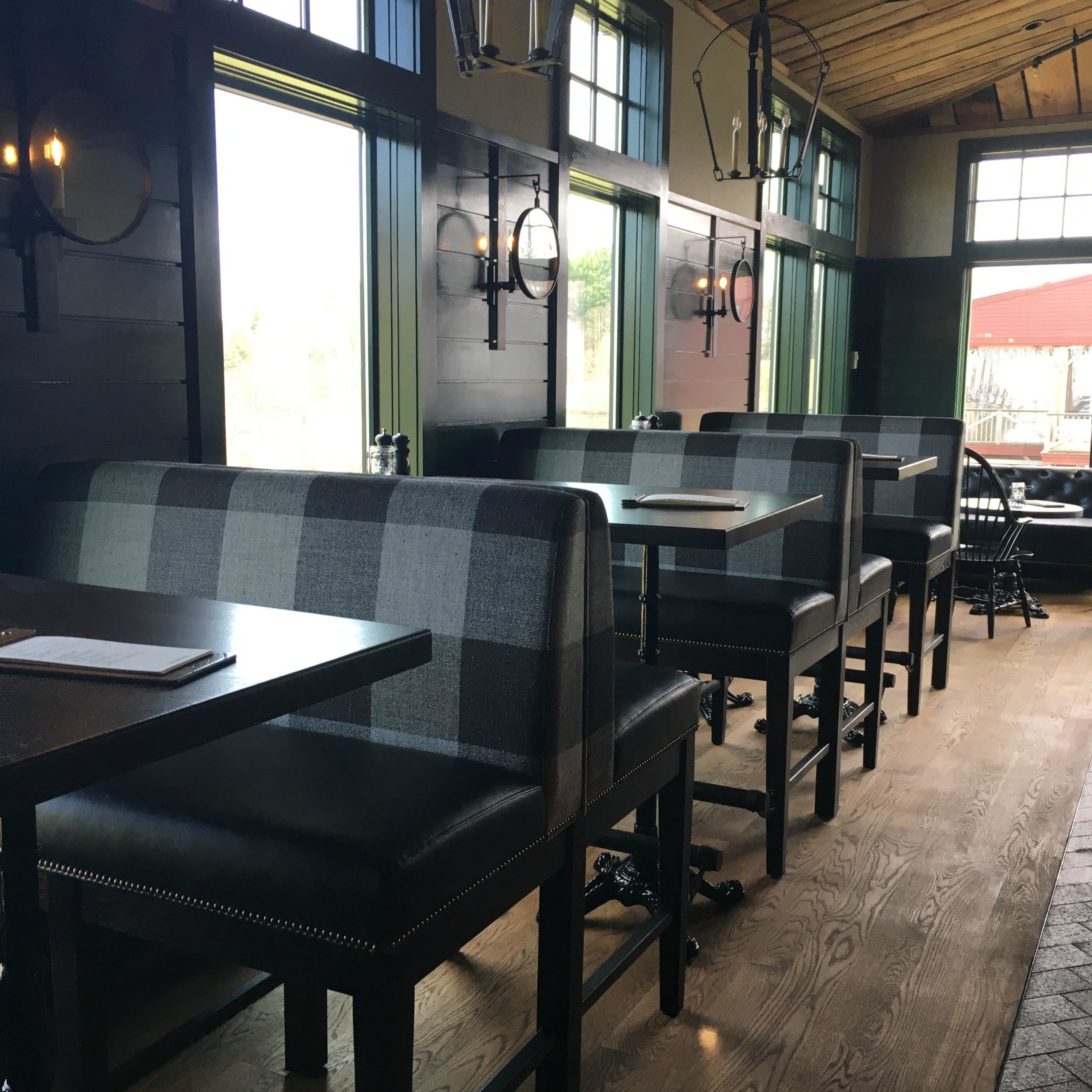 lounge booths Gibbet Hill Grill