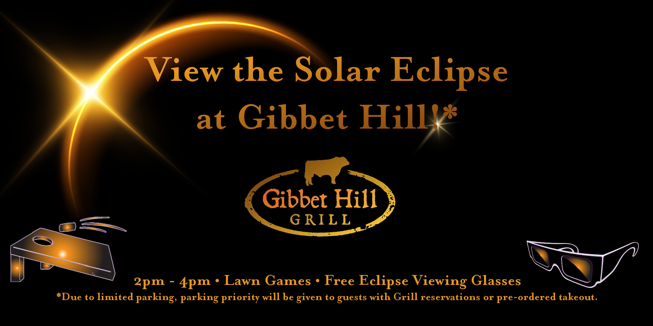 eclipse at Gibbet Hill EB cmarch 30 Gibbet Hill Grill